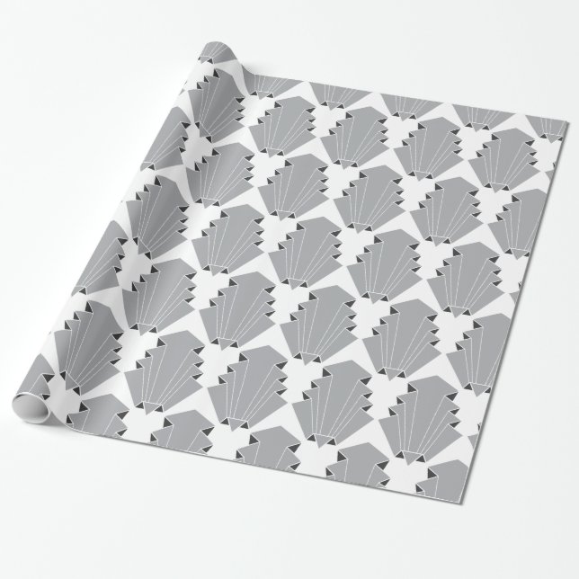 Kunst-Deko-Motiv-Muster Geschenkpapier (Ungerollt)