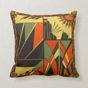 Kunst-Deko-Orangen-Kissen Kissen