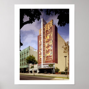 Kunst-Deko-Paramount-Theater Oakland-Malerei Poster