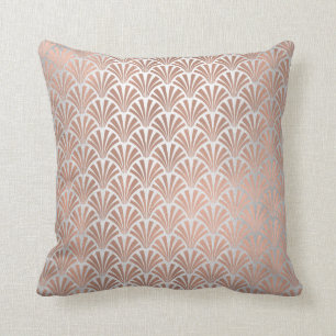 Kunst-Deko-Rosen-Gott-Kupfergraue Seashells-Skalen Kissen