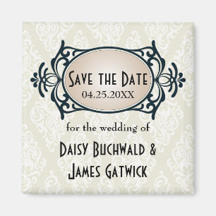 Kunst-Deko Save the Date Magnet