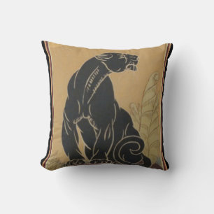 Kunst-Deko-"schwarzer Panther" Throw-Kissen Kissen