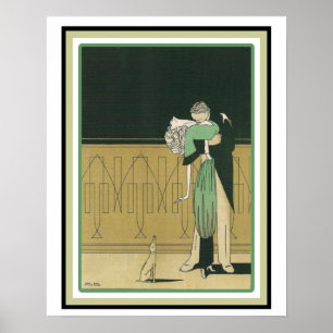 Kunst-Deko-Tänzer-Plakat 16 x 20 Poster