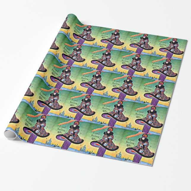 Kunst-Deko-Weihnachten Geschenkpapier (Ungerollt)