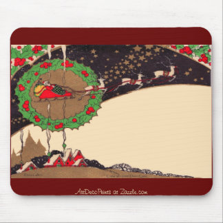 Kunst-Deko-Weihnachtssankt-Mausunterlage Mousepad