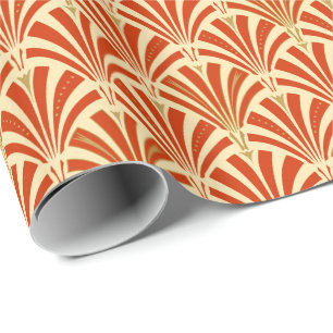 Kunst-Dekofanmuster - Mandarine Geschenkpapier