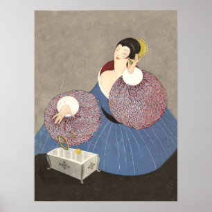 Kunst-Dekozwanziger jahre Mode Poster