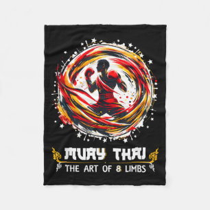Kunst der acht Gliedmaßen Thai-Boxen MMA Kickboxen Fleecedecke