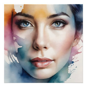 Kunst der doppelten Exposition Fotodruck