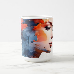 Kunst der doppelten Exposition Kaffeetasse