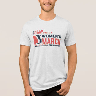 Kunst der Ermächtigung von Frauen auf Hawaii Tri-Blend Shirt