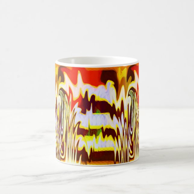 Kunst der Herbstschwingungen Kaffeetasse (Mittel)