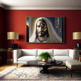 Kunst der KI - Jesus Christus Poster