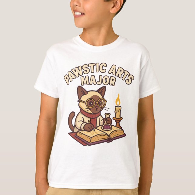 Kunst der Kunst im Mittelalter - T - Shirt der Kat (Vorderseite)