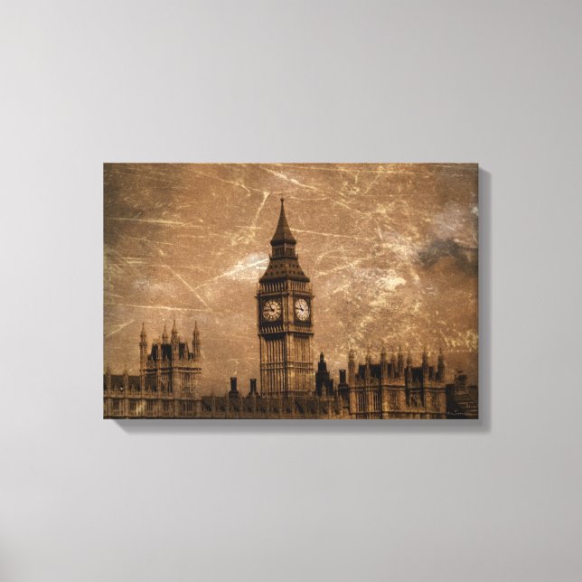 Kunst der Londoner Vergangenheit Leinwand (Vorderseite)
