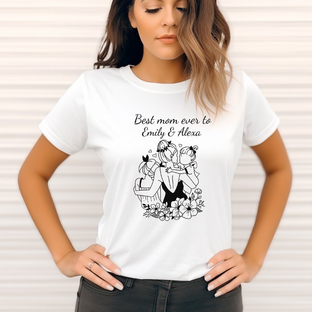 Kunst der Mutter und Tochter T-Shirt (Von Creator hochgeladen)