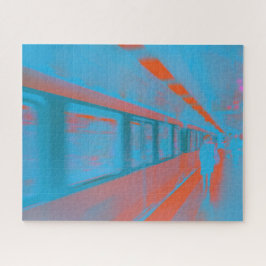 Kunst der Pariser Frau in blauen Orangen