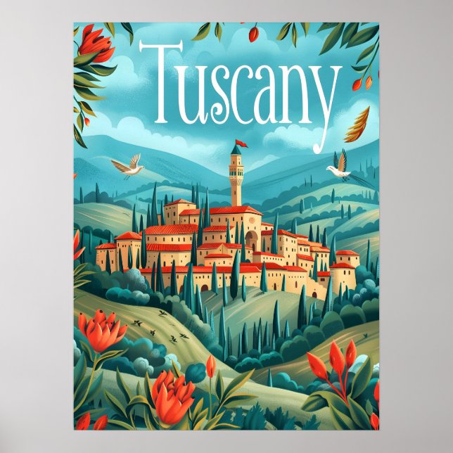 Kunst der Toskana Poster (Vorne)
