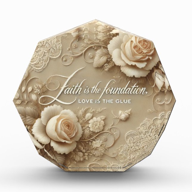 Kunst der verzauberten Rose Fotoblock (Vorderseite)