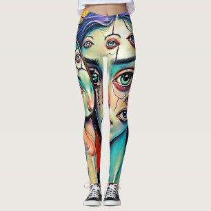 Kunst der zerschmetterten Selbstreflexion Leggings