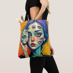Kunst der zerschmetterten Selbstreflexion Tasche