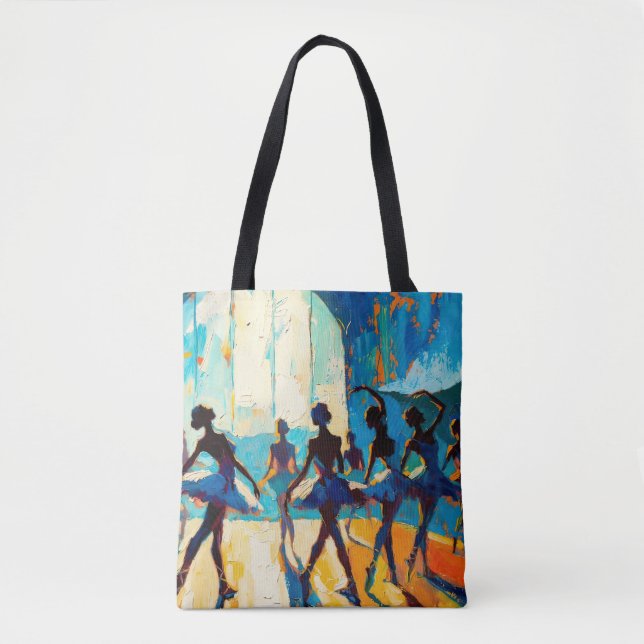 Kunst des Balletts (#1) Ölgemälde Tasche (Vorderseite)