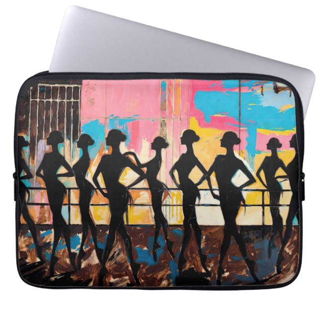 Kunst des Balletts (#2) Ölgemälde Laptopschutzhülle (Vorderseite)