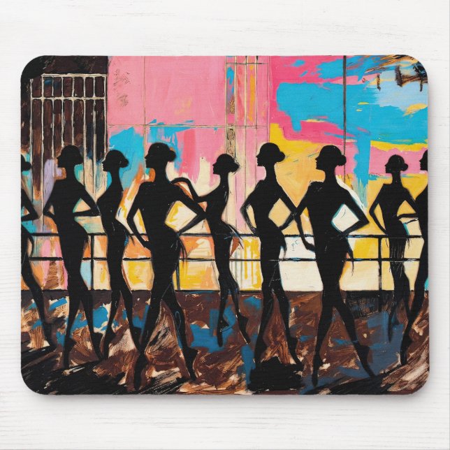 Kunst des Balletts (#2) Ölgemälde Mousepad (Vorne)