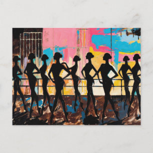 Kunst des Balletts (#2) Ölgemälde Postkarte