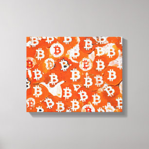 Kunst des Bitcoin (#1) Ölgemälde Leinwanddruck