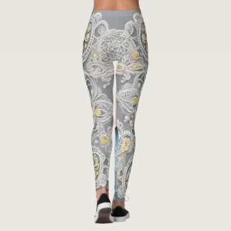 Kunst des Blumenmeeres Leggings