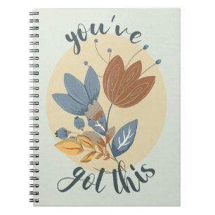 Kunst des Blumenvolks Notizblock