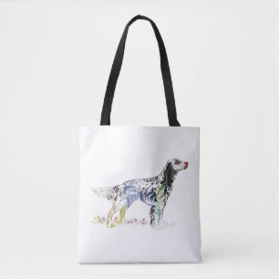 Kunst des englischen Setzers Tasche