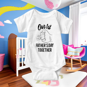 Kunst des Ersten Vatertags Baby Strampler
