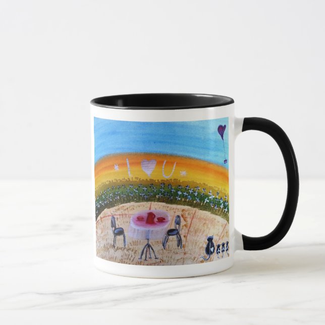 … Kunst des frühen Morgens… durch Jutta Gabriel… Tasse (Rechts)