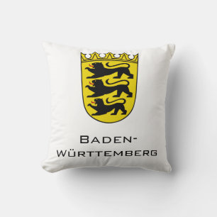 Kunst des großen Wappens des Landes Baden-Württemb Kissen