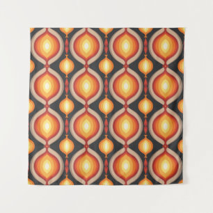 Kunst des Mittelalters: abstrakter geometrischer H Wandteppich