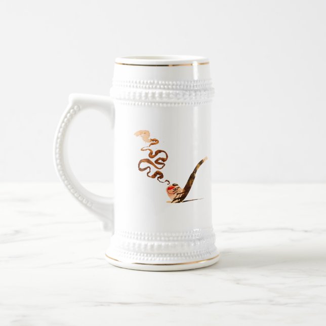 Kunst des Pfeiferauchens 1 Bierglas (Links)