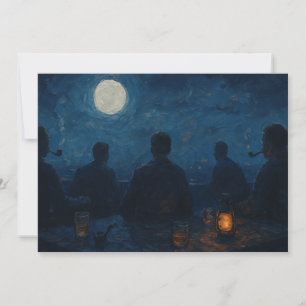 Kunst des Pfeiferauchens (Glück #4) Feiertagskarte