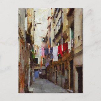 Kunst des Waschtags Postkarte