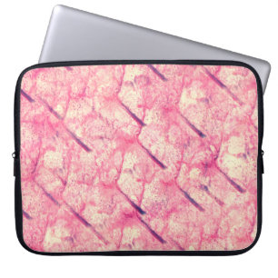 Kunst Die rosa Aquarellfarbe Klappe Wasserfarbe Laptopschutzhülle