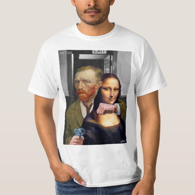 Kunst-Diebstahl T-Shirt (Vorderseite)