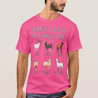 Kunst Dinge, die ich in meiner Freizeit Niedliche T-Shirt