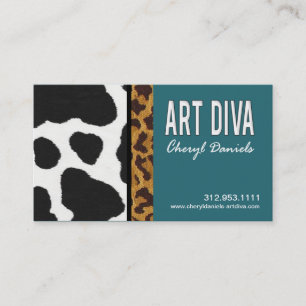 Kunst-Diva-Grafikdesigner-Visitenkarte Visitenkarte
