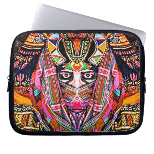 Kunst durch Davey AFRICANA Laptop-Hülse Laptopschutzhülle