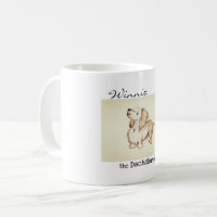 "Kunst durch Heide" Winnie die Tasse der Dackel