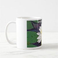 Kunst durch Tasse der Heide-weißes Wasser-Lilie