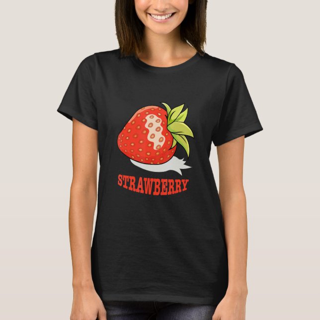 Kunst Erdbeere T-Shirt (Vorderseite)