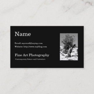 Kunst-Fotografie-Visitenkarte-Schablone Visitenkarte