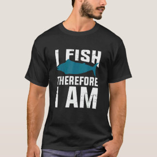 Kunst für Angelzubehör & Angelgeräte Fishi T-Shirt